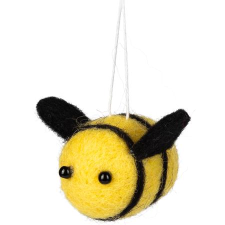 Bumble Bee Felt Ornament 2.5