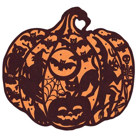 Jack-O-Lantern Paper Placemats Set/12