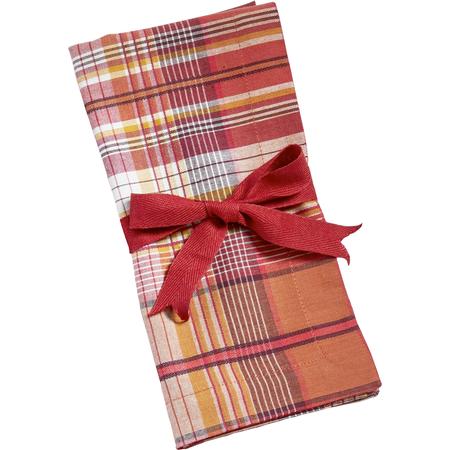 Gathering Plaid Napkin