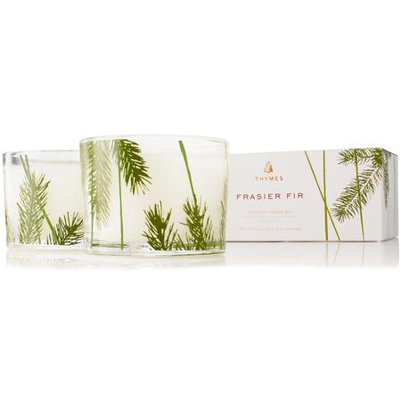 Frasier Fir Pine Tree Candle Set/2