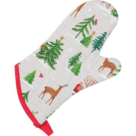 Santa's Reindeer Oven Mitt