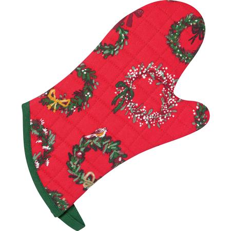 Wreaths Oven Mitt