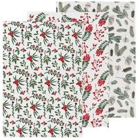 Winterberry Kitchen Towels Set/3