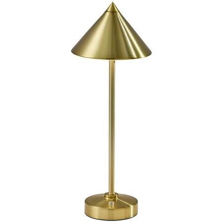 Ritchie Cordless Table Lamp Antique Brass