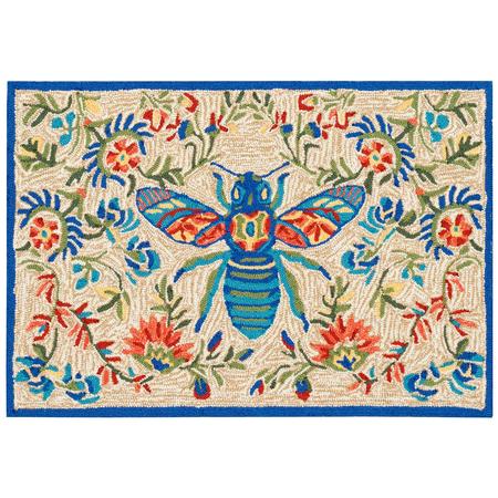 Front Porch Large Rug/Doormat Flora Bee