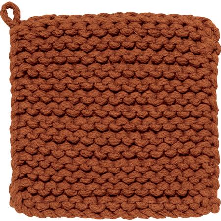 Knit Potholder Cinnamon Stick