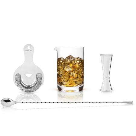 Viski Mixologist's Bar Tools Set/4