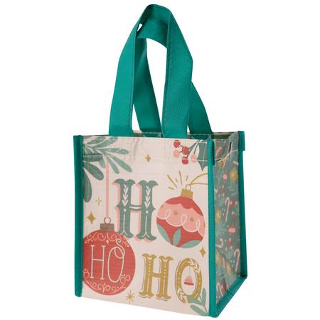 Ho Ho Ho Reusable Recycled Gift Bag Medium