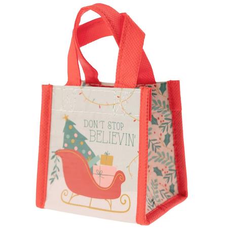 Don't Stop Believin' Reusable Recycled Gift Bag Small