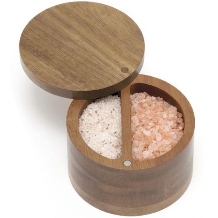 Acacia Divided Salt Box