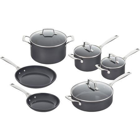 Le Creuset Essential Ceramic Non-Stick Cookware 10-pc. Set