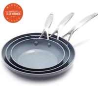 GreenPan Valencia Pro 3-pc. Frypan Set