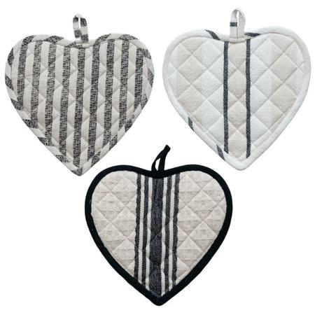 Heart-Shaped Potholders