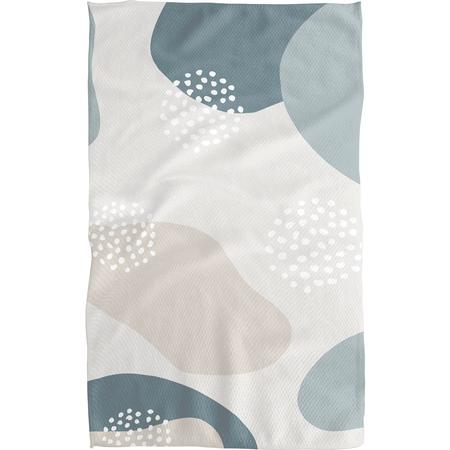 Geometry Microfiber Kitchen Towel Snow Drops