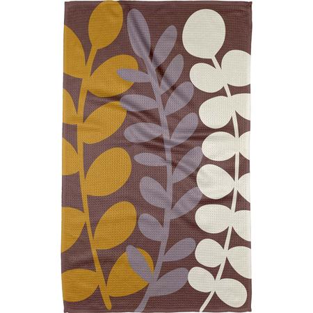 Geometry Microfiber Kitchen Towel Three Branches