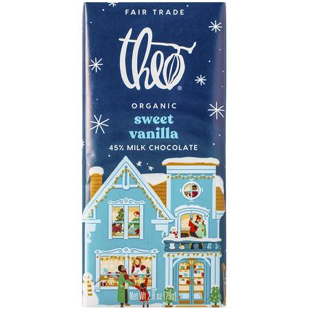 Theo Organic Chocolate Bar Sweet Vanilla