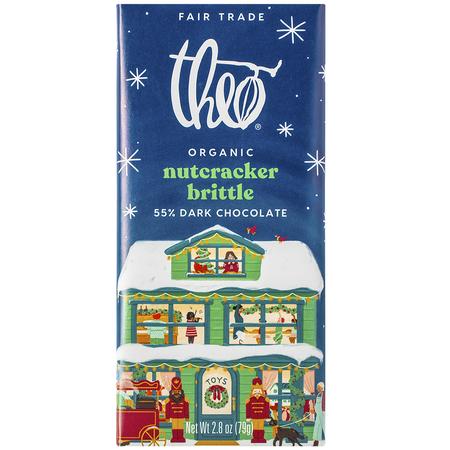 Theo Organic Chocolate Bar Nutcracker Toffee