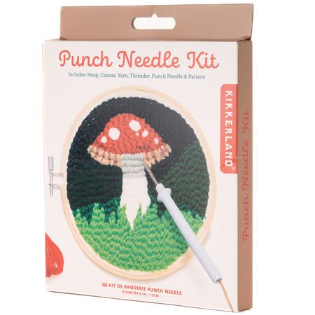 Mini Cross Stitch Embroidery Kit Mushroom