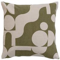 Abstract Cotton-Slub Pillow