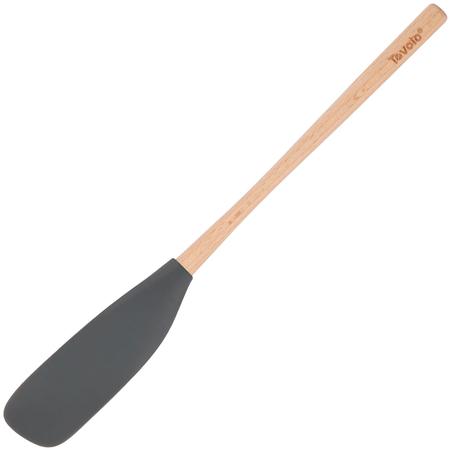 Felx Core Wood Handle Jar Scraper Charcoal