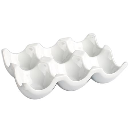 White Porcelain Half Egg Crate