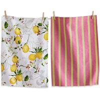 Lemoncello Kitchen Towels Set/2