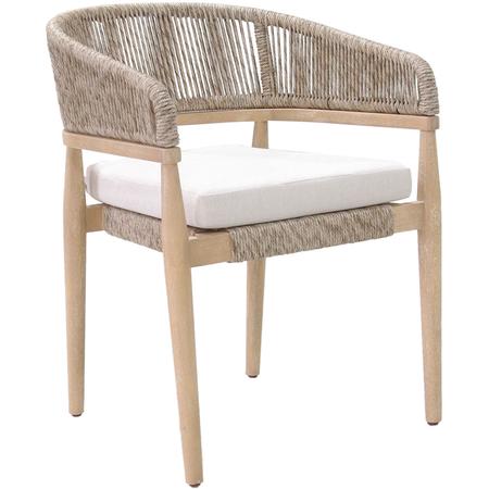 Eucalyptus & Wicker Dining Chair