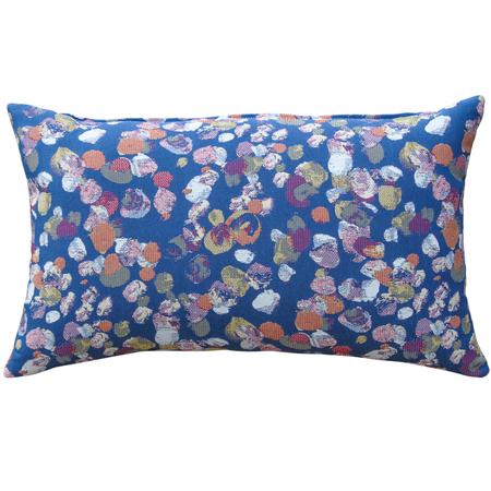 Polka Blue Pillow 12