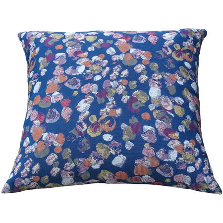 Polka Blue Pillow 16