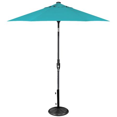 7.5' Glide-Tilt Patio Umbrella Aqua