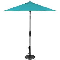 7.5' Glide-Tilt Patio Umbrella Aqua