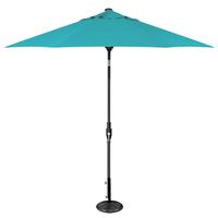 9' Glide-Tilt Patio Umbrella Aqua