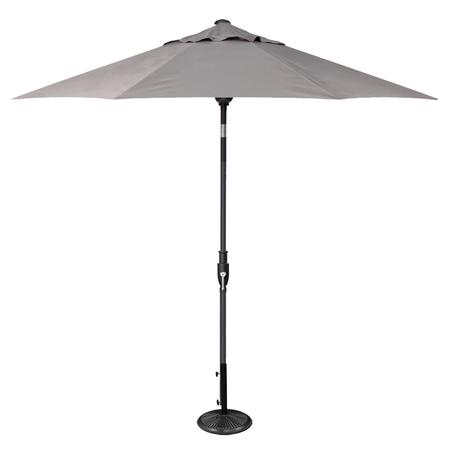 9' Glide-Tilt Patio Umbrella Boulder