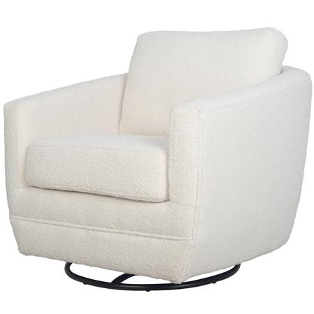 Baltimo Swivel Glider Bouclé Cream