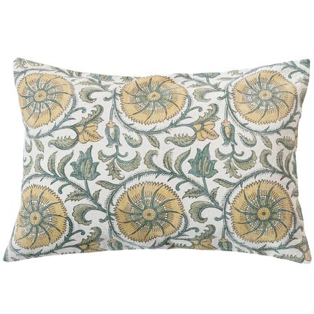 Block Print Lumbar Pillow