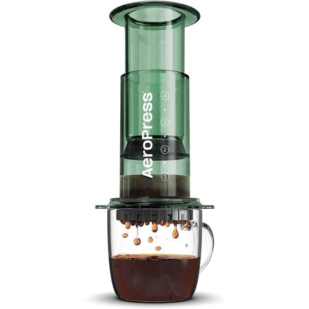 AeroPress Clear Coffee/Espresso Maker Green