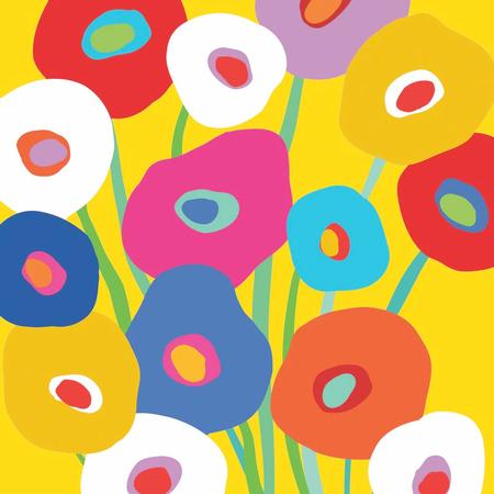 Paper Beverage Napkins Super Bloom