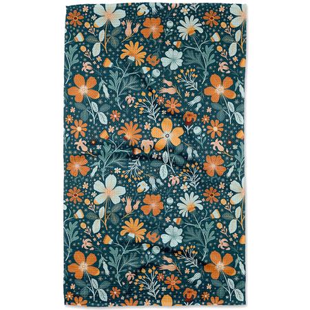 Geometry Microfiber Kitchen Towel Hellebore