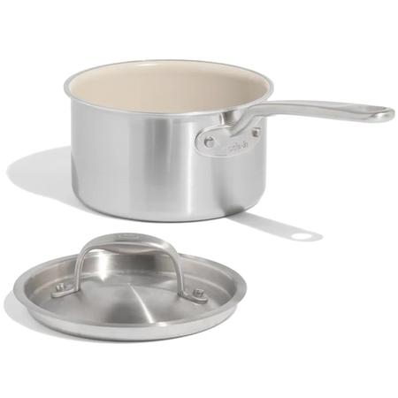 Made In Stainless-Steel Ceramic-Non-Stick Saucepan 4-qt.