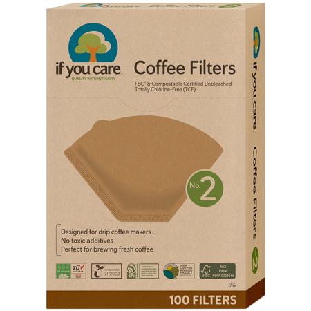 FSC-Certified Coffee Filters #2 Box/100