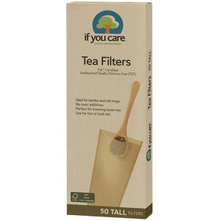 Unbleached Tall Tea Filters Box/50