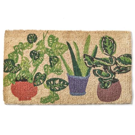 Row Of Plants Doormat