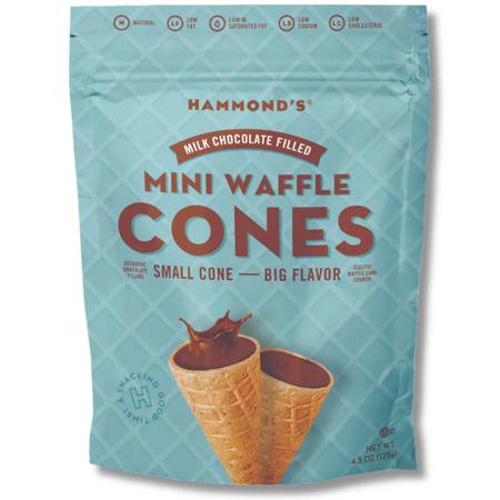 Mini Waffle Cones Milk Chocolate
