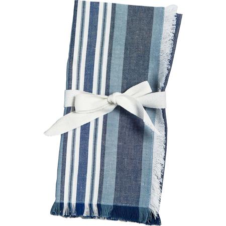 Azure Stripe Napkin