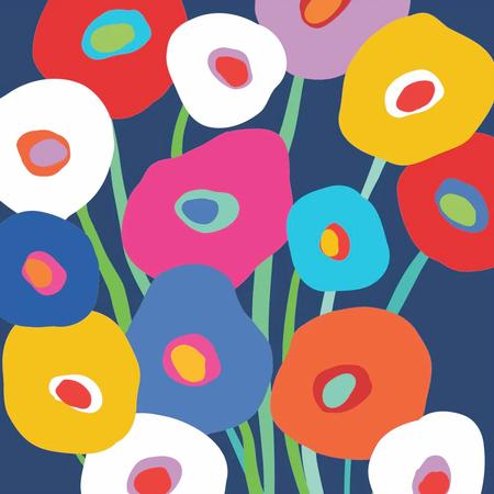 Paper Beverage Napkins Super Bloom