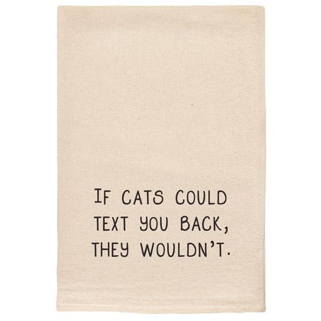 If Cats Could Text Kitchen Towel