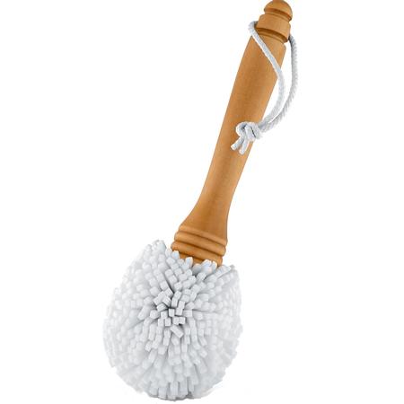 Wood-Handle Wine Goblet Washing Brush