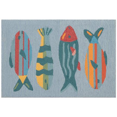 Front Porch Doormat Fishes