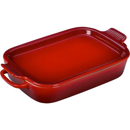 Le Creuset Heritage Baking Dish w/ Platter Lid Cerise