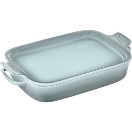 Le Creuset Heritage Baking Dish w/ Platter Lid Sea Salt